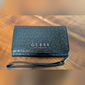 Guess Black Embossed Wallet